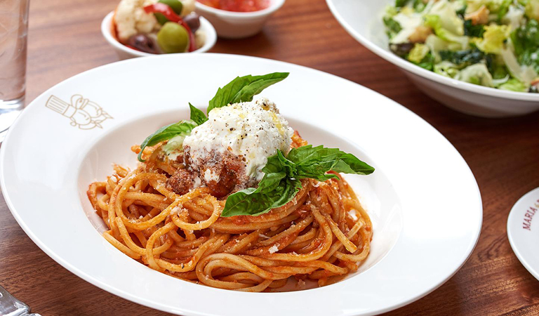 House-made Spaghetti & Meatballs | Disney Springs Dining