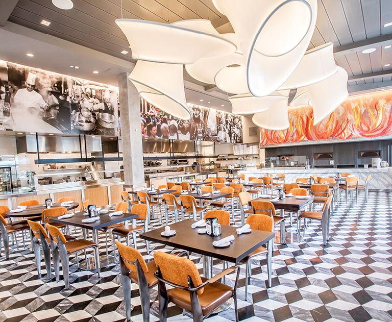 Naples Ristorante e Bar dining room interior | Anaheim Dining