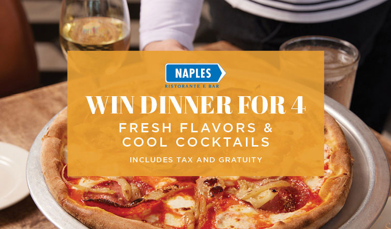 Win Dinner For 4 | Fresh Flavors & Cool Cocktails | Includes Tax and Gratuity 