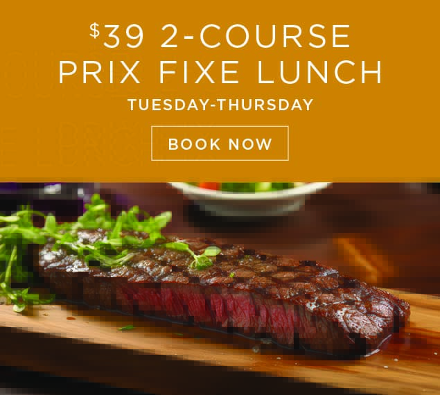 $39 2-course prix-fixe lunch every Tuesday through Thursday | Book now at Nick + Stef's NYC