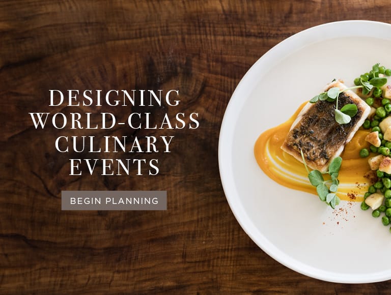 Designing world-class culinary events - Begin planning with Patina Catering
