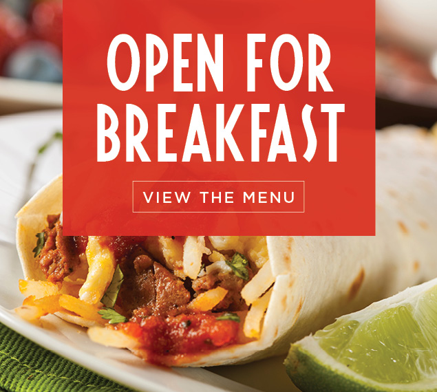 Taqueria is open for breakfast | View the menu