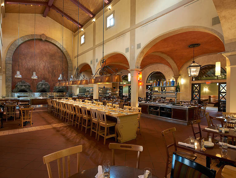 Interior Shot of Via Napoli - Italian Dining at Walt Disney World