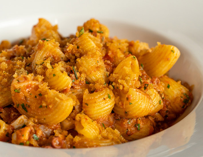 Pasta served at Lincoln Ristorante in NYC