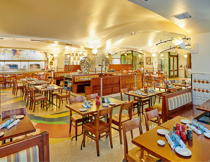 Main dining area inside Naples 45 in the MetLife Building