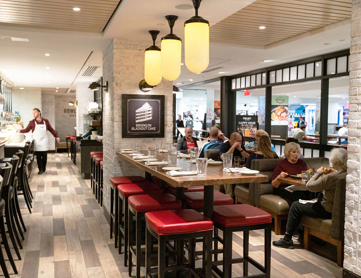 Rowland's Bar & Grill dining area at Macy's in NYC