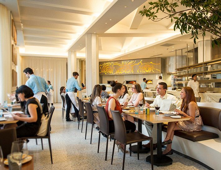 Stella 34 Trattoria & Bar dining area at Macy's Herald Square