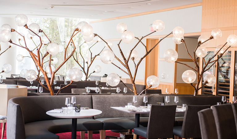 Dining area at Leatherby's Café Rouge in Orange County