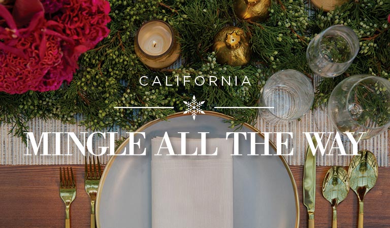 Mingle All the Way, Holiday Planning California